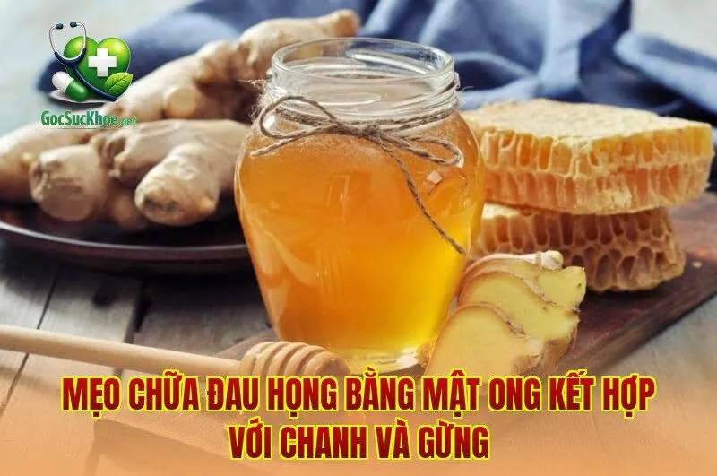 Mẹo Chữa Đau Họng Bằng Mật Ong Kết Hợp Với Chanh Và Gừng