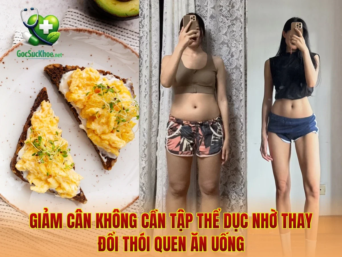 Giảm Cân Không Cần Tập Thể Dục Nhờ Thay Đổi Thói Quen Ăn Uống