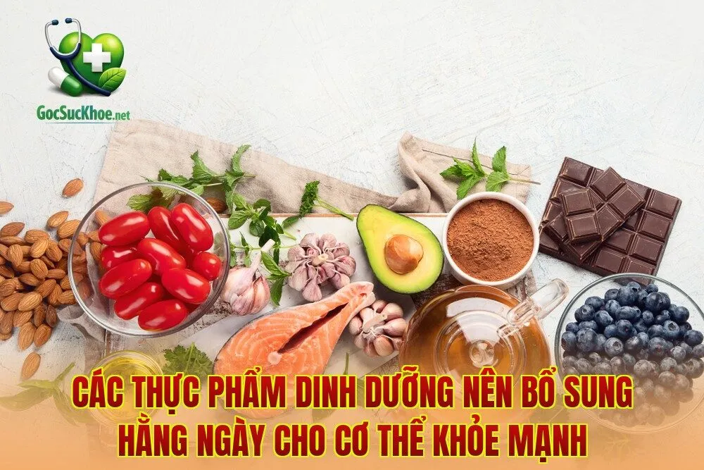 Các thực phẩm dinh dưỡng nên bổ sung hằng ngày cho cơ thể khỏe mạnh