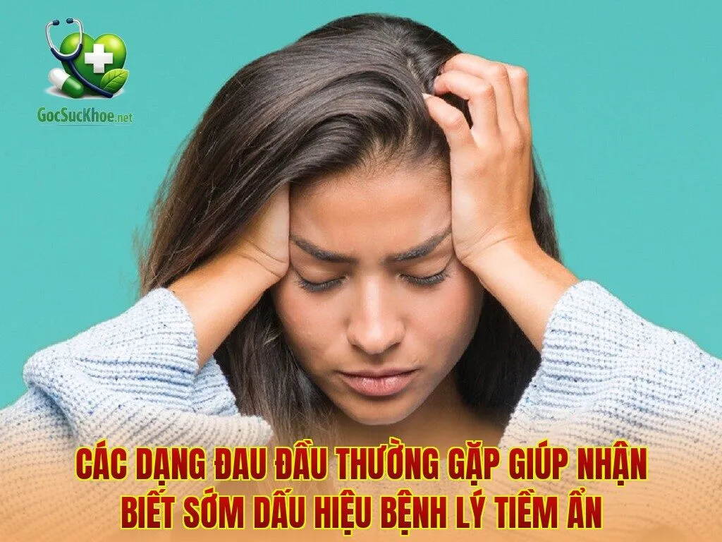 Các dạng đau đầu thường gặp giúp nhận biết sớm dấu hiệu bệnh lý tiềm ẩn