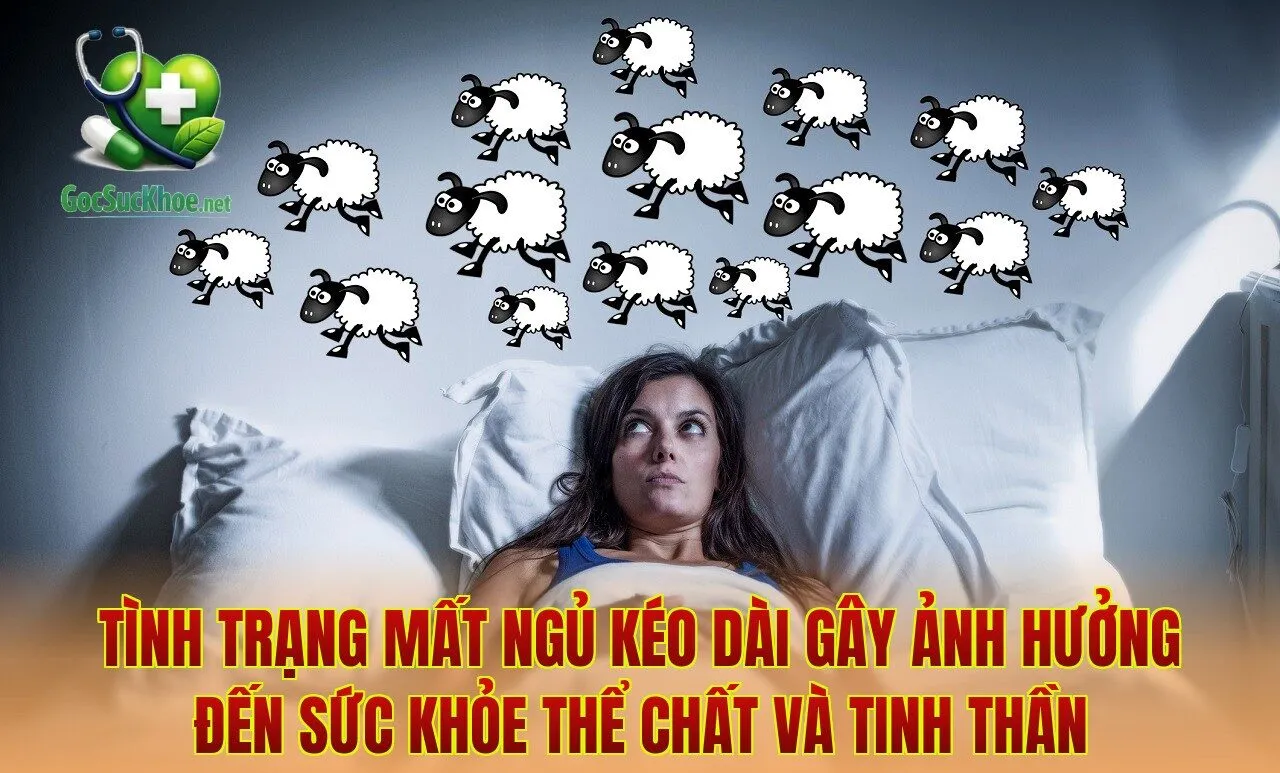 Tình trạng mất ngủ kéo dài gây ảnh hưởng đến sức khỏe thể chất và tinh thần